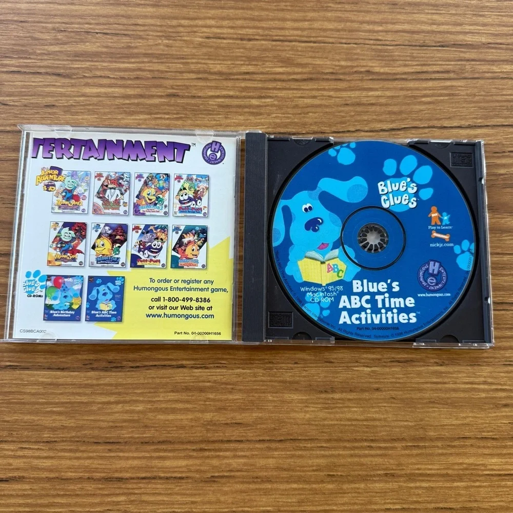Vintage Blue’s Clues ABC Time Activities CD-ROM 1998 - Picture 2 of 7
